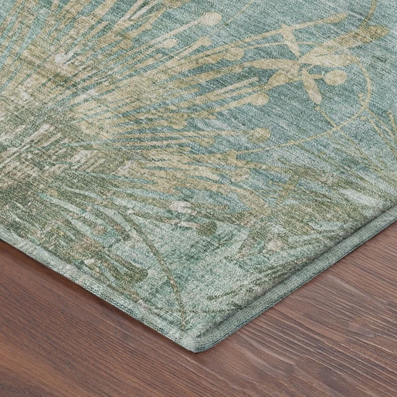 Addison Mayfield Teal AMF2225 - 8ft. Round Rug