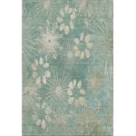 Addison Mayfield Teal AMF2225 - 8ft. Round Rug