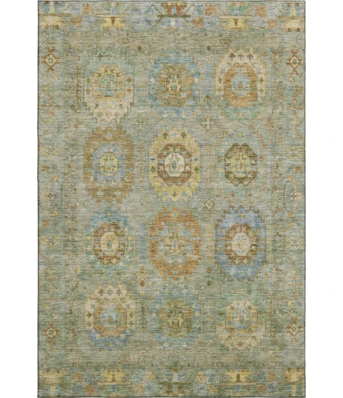 Addison Mayfield Green AMF2227 - 8ft. Round Rug