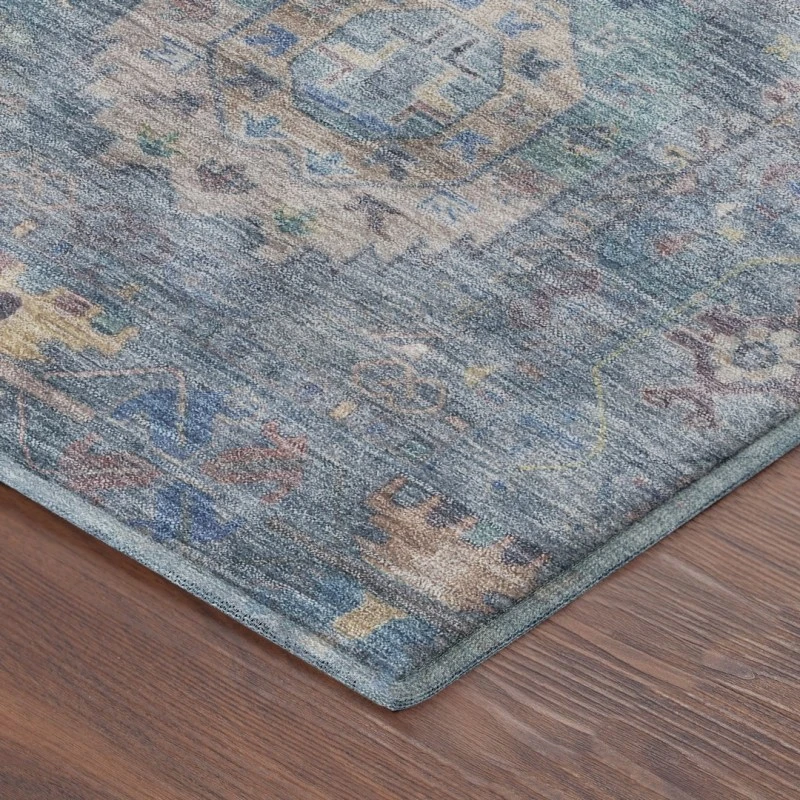 Addison Mayfield Blue AMF2227 - 8ft. Round Rug