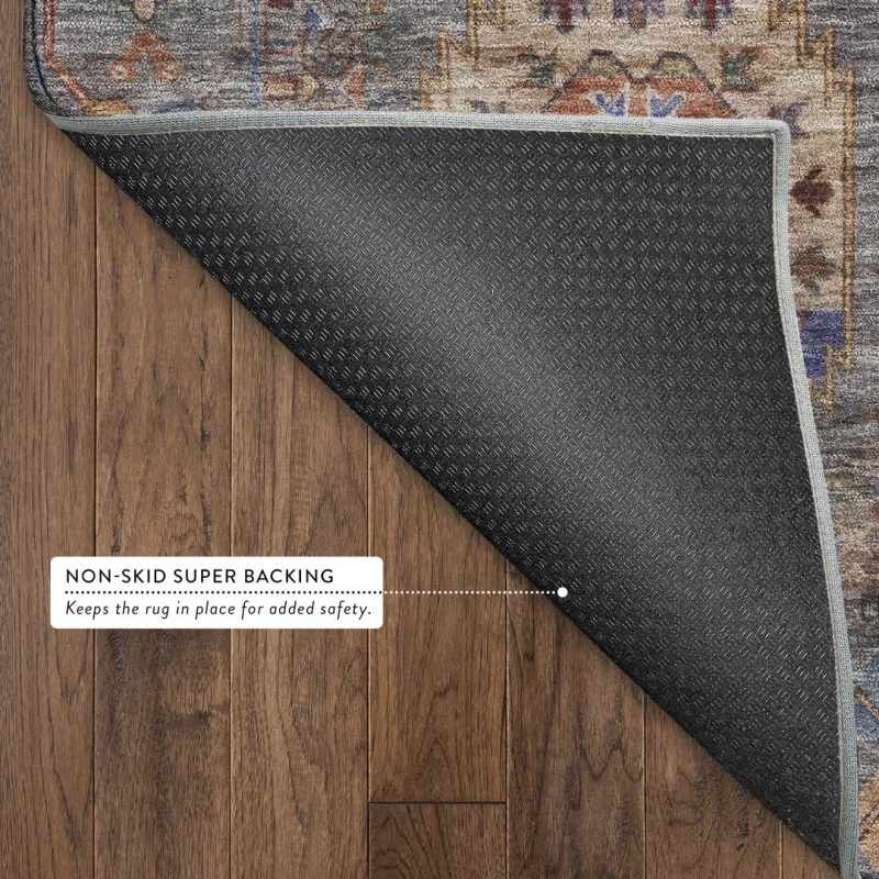 Addison Mayfield Gray AMF2227 - 8ft. Round Rug