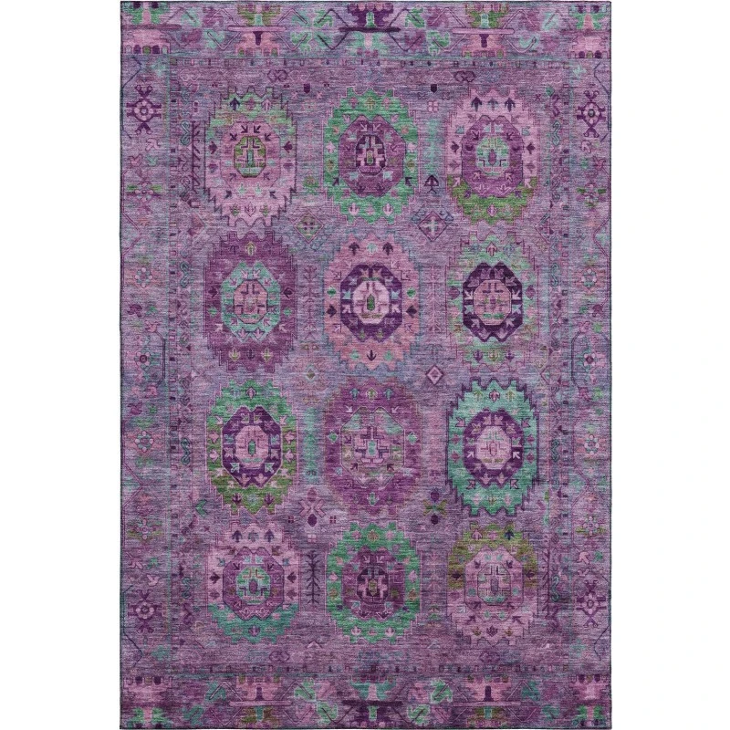 Addison Mayfield Purple AMF2228 2ft. 3in. x 7ft. 6in. Rect. Rug