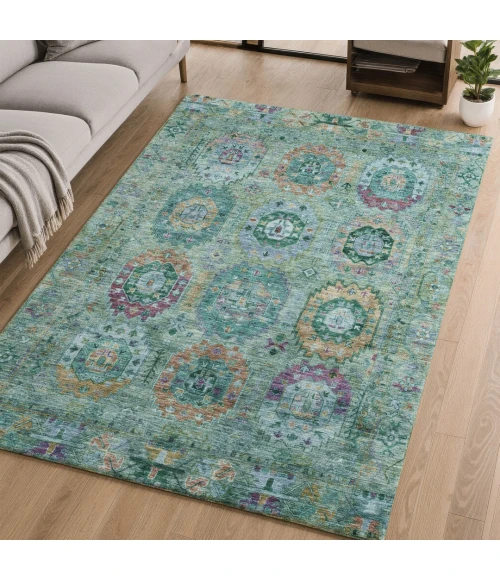 Addison Mayfield Teal AMF2228 8ft. x 10ft. Rect. Rug