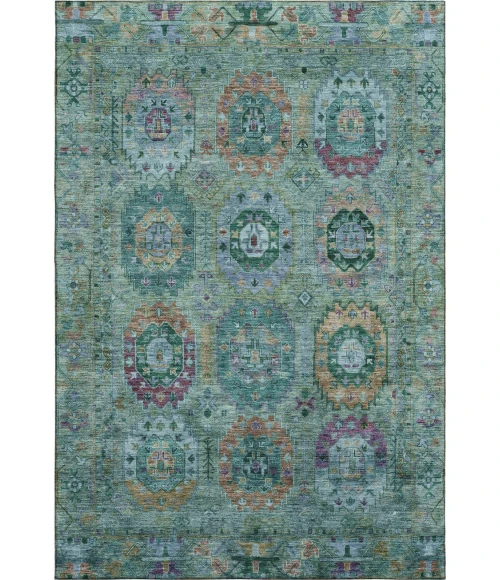Addison Mayfield Teal AMF2228 8ft. x 10ft. Rect. Rug