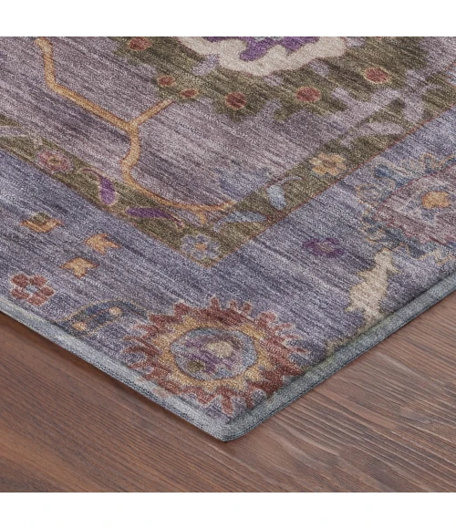 Addison Mayfield Purple AMF2229 - 8ft. Round Rug