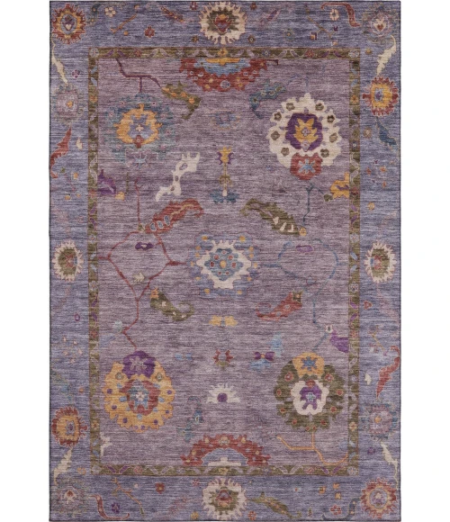 Addison Mayfield Purple AMF2229 - 8ft. Round Rug