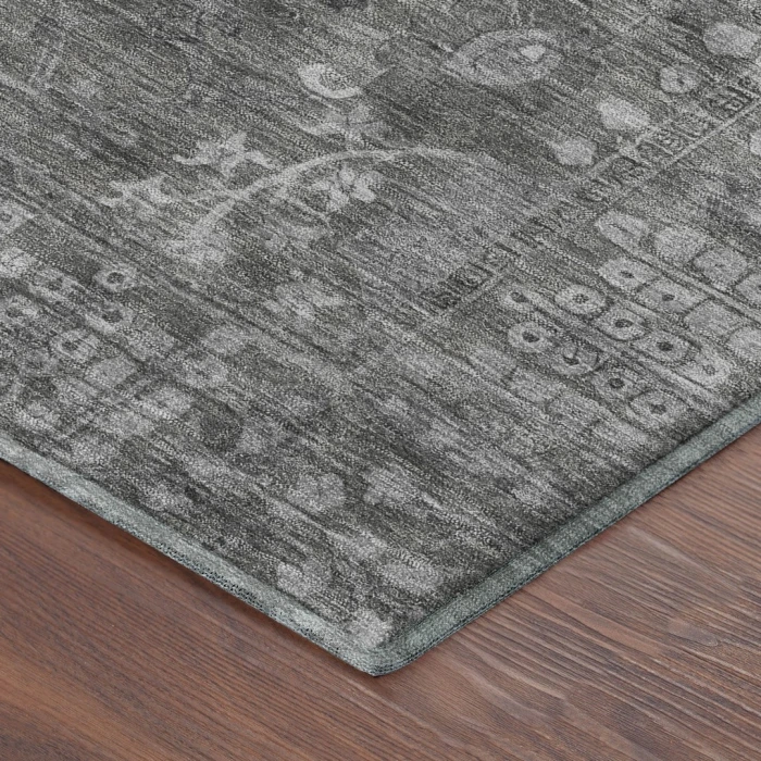 Addison Mayfield Gray AMF2231 - 8ft. Round Rug