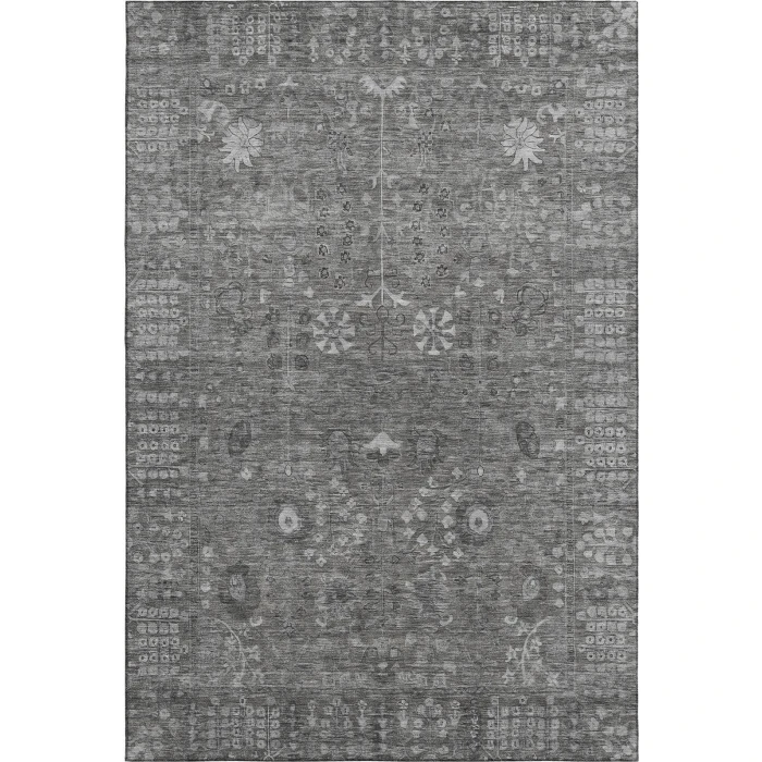 Addison Mayfield Gray AMF2231 - 8ft. Round Rug