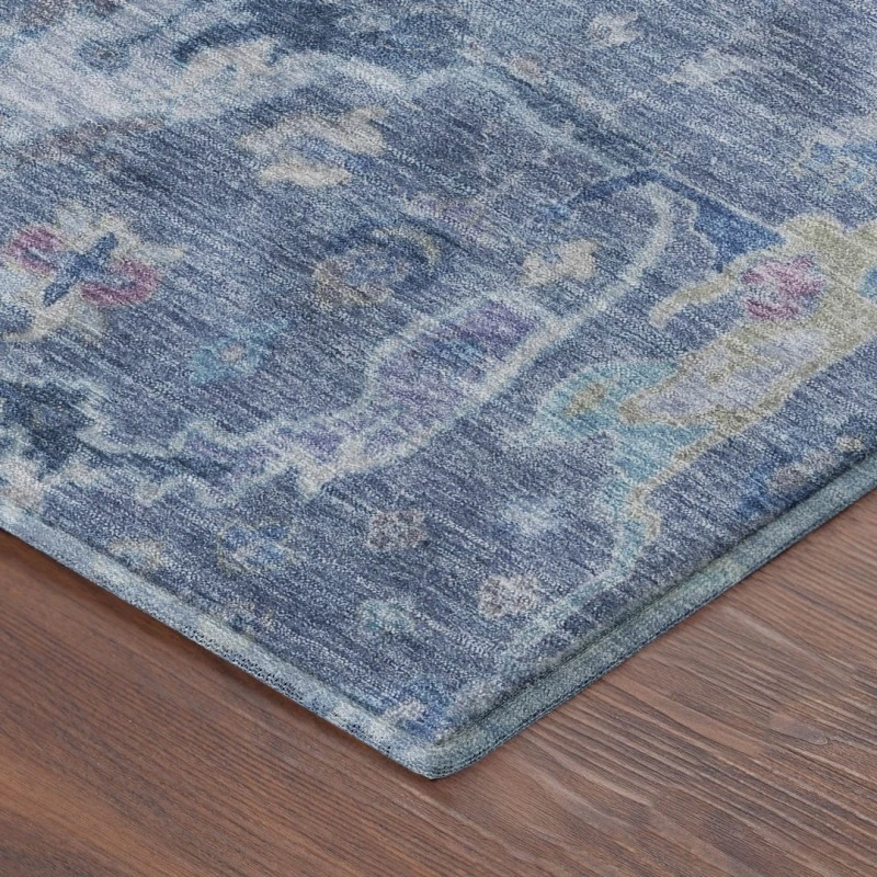 Addison Mayfield Blue AMF2232 - 8ft. Round Rug