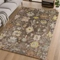 Addison Mayfield Brown AMF2234 - 8ft. Round Rug