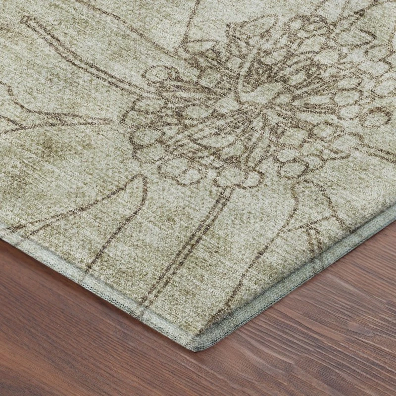 Addison Mayfield Brown AMF2235 - 8ft. Round Rug