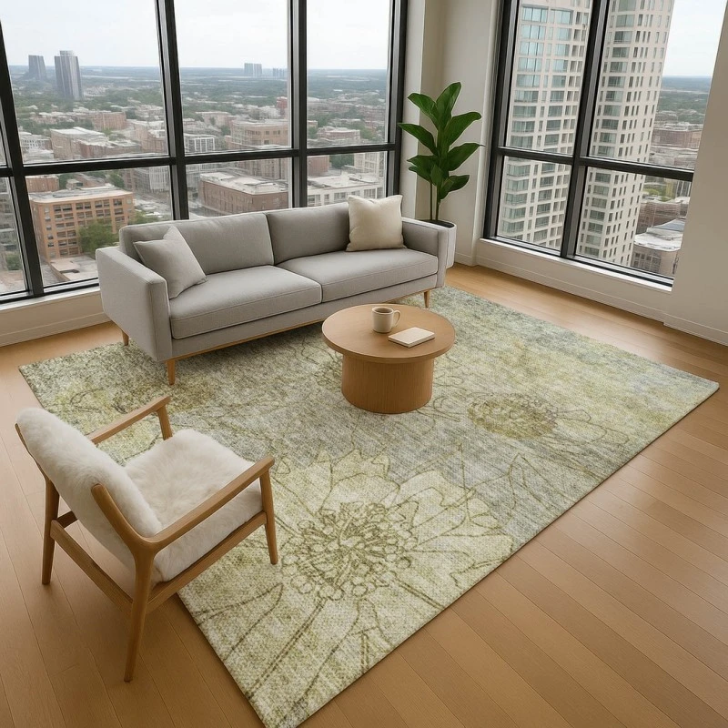 Addison Mayfield Brown AMF2235 2ft. 3in. x 7ft. 6in. Rect. Rug