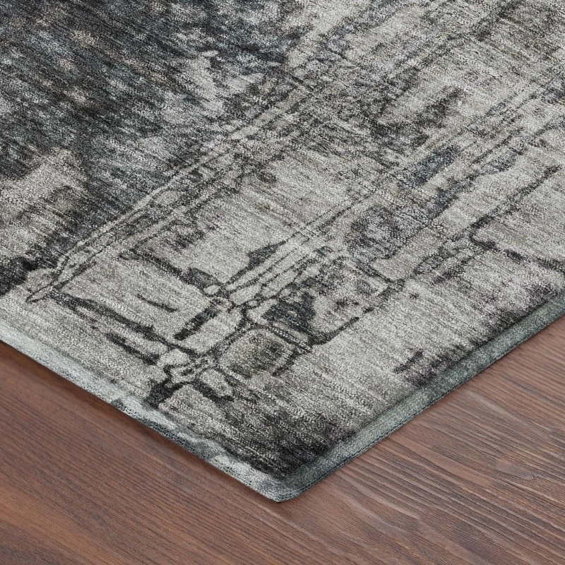 Addison Mayfield Gray AMF2236 - 8ft. Round Rug