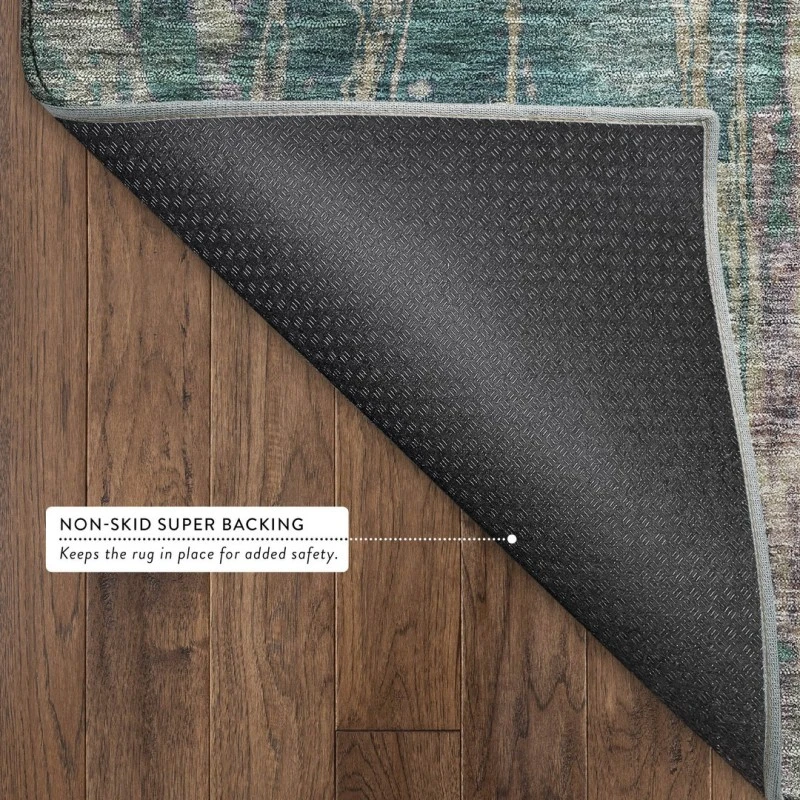 Addison Mayfield Teal AMF2236 - 8ft. Round Rug