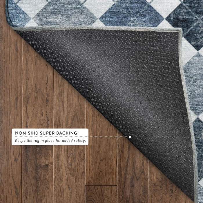 Addison Mayfield Blue AMF2237 - 8ft. Round Rug