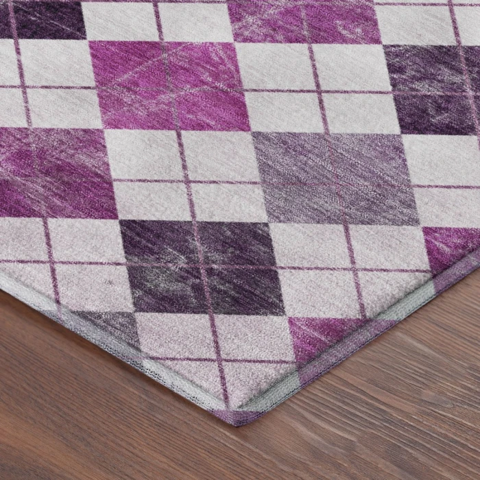Addison Mayfield Pink AMF2237 - 8ft. Round Rug