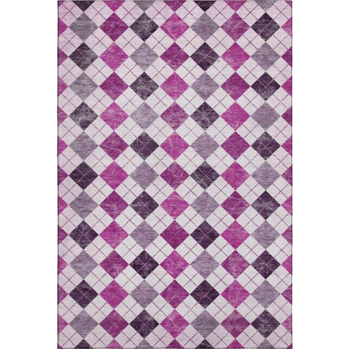 Addison Mayfield Pink AMF2237 - 8ft. Round Rug