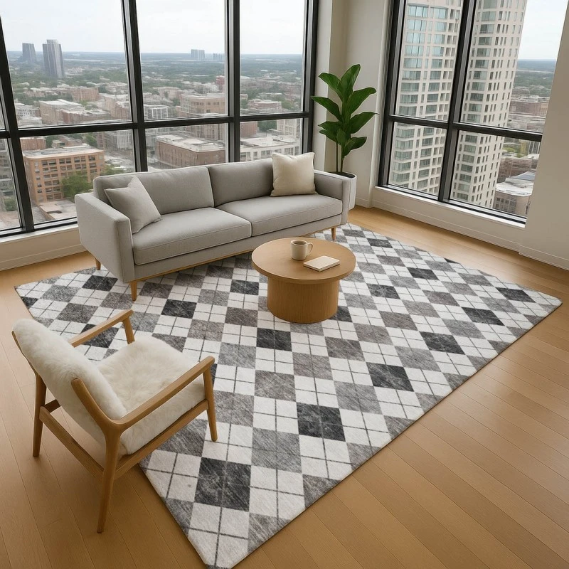 Addison Mayfield Gray AMF2237 2ft. 3in. x 7ft. 6in. Rect. Rug