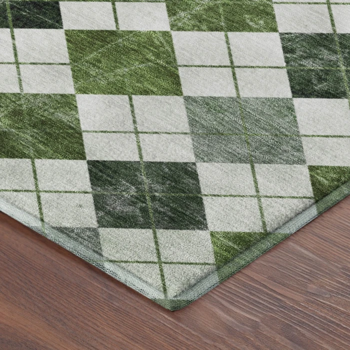 Addison Mayfield Green AMF2237 - 8ft. Round Rug