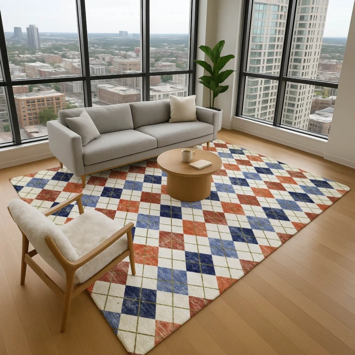 Addison Mayfield Orange AMF2237 8ft. x 10ft. Rect. Rug
