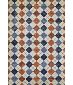 Addison Mayfield Orange AMF2237 - 8ft. Round Rug