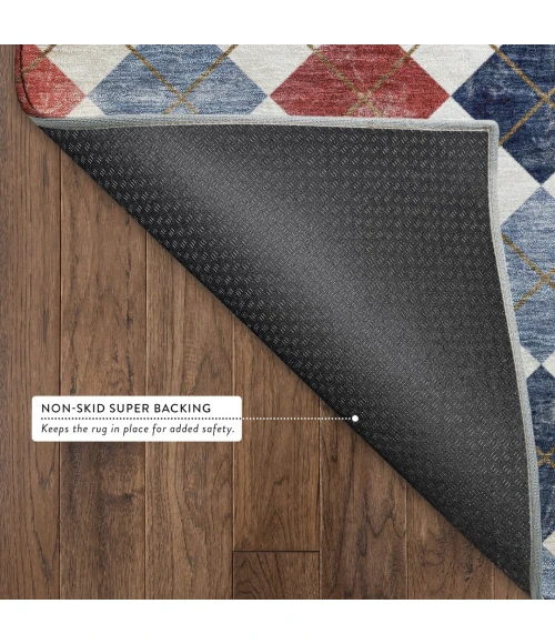 Addison Mayfield Red AMF2237 5ft. x 7ft. 6in. Rect. Rug