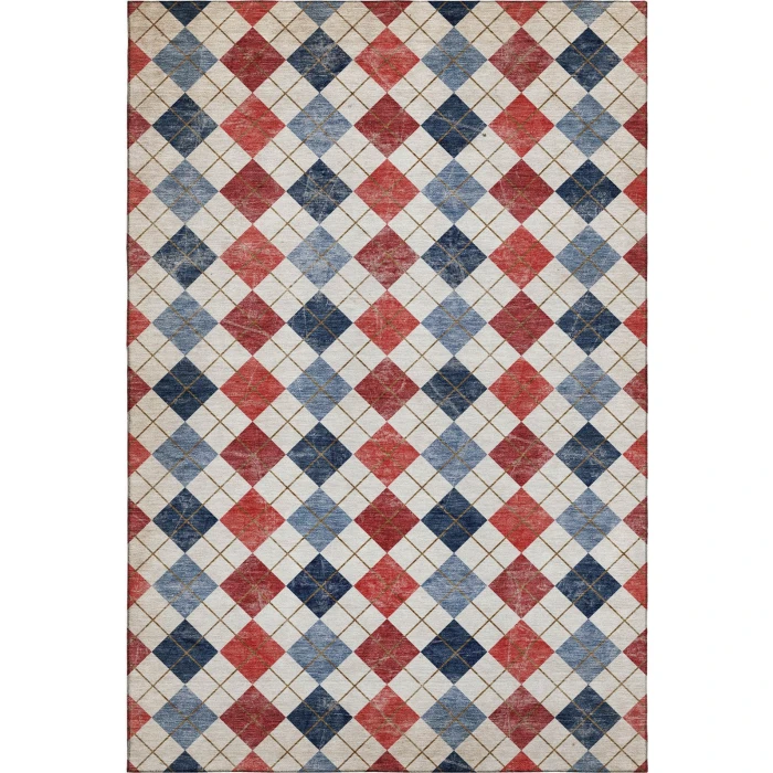 Addison Mayfield Red AMF2237 - 8ft. Round Rug