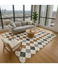 Addison Mayfield Orange AMF2237 - 8ft. Round Rug