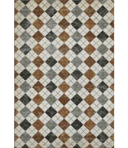Addison Mayfield Orange AMF2237 - 8ft. Round Rug