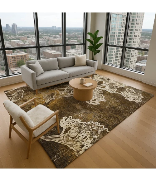 Addison Mayfield Brown AMF2239 9ft. x 12ft. Rect. Rug