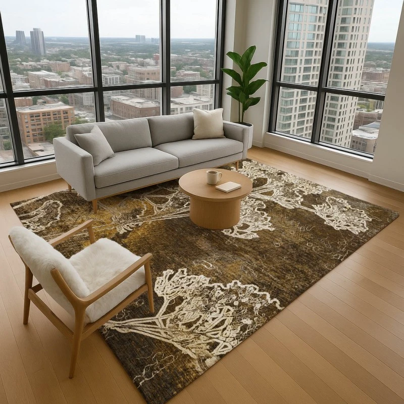 Addison Mayfield Brown AMF2239 2ft. 3in. x 7ft. 6in. Rect. Rug