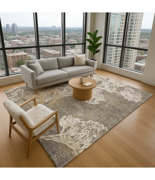 Addison Mayfield Brown AMF2239 9ft. x 12ft. Rect. Rug