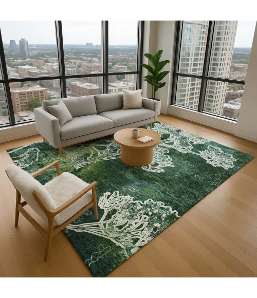 Addison Mayfield Teal AMF2239 9ft. x 12ft. Rect. Rug