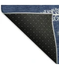 Addison Mayfield Blue AMF223 - 8ft. Round Rug