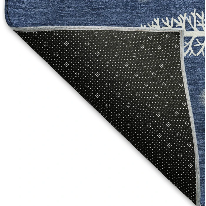 Addison Mayfield Blue AMF223 - 8ft. Round Rug