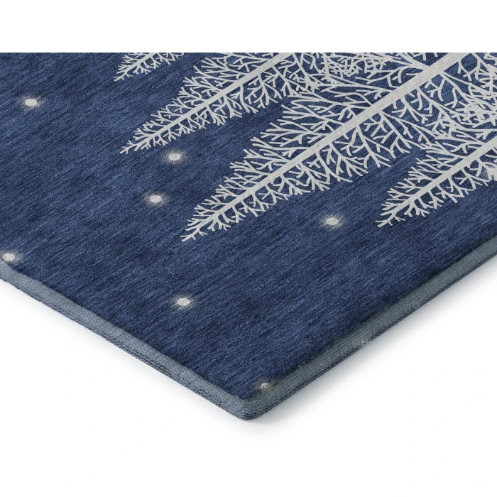 Addison Mayfield Blue AMF223 - 8ft. Round Rug
