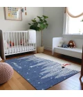 Addison Mayfield Blue AMF223 - 8ft. Round Rug