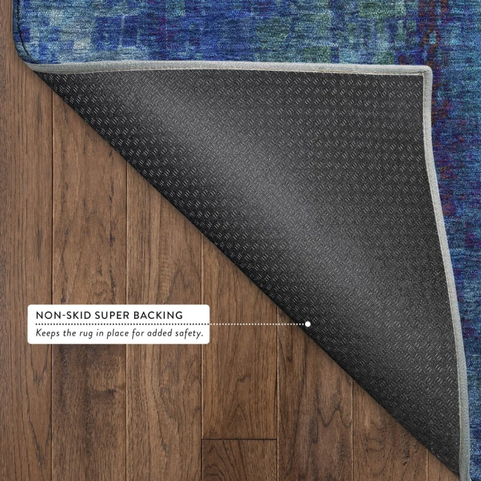 Addison Mayfield Blue AMF2241 - 8ft. Round Rug