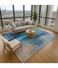 Addison Mayfield Blue AMF2241 - 8ft. Round Rug
