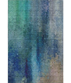 Addison Mayfield Blue AMF2241 - 8ft. Round Rug