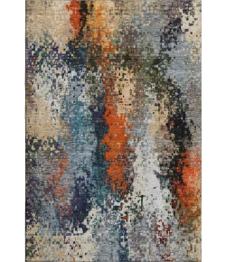 Addison Mayfield Blue AMF2242 - 8ft. Round Rug