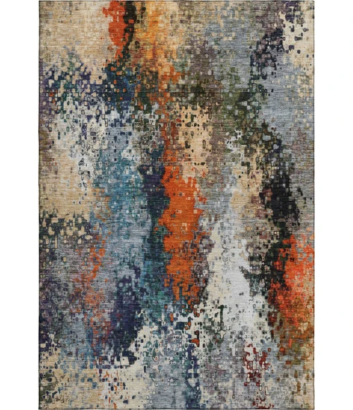 Addison Mayfield Blue AMF2242 - 8ft. Round Rug