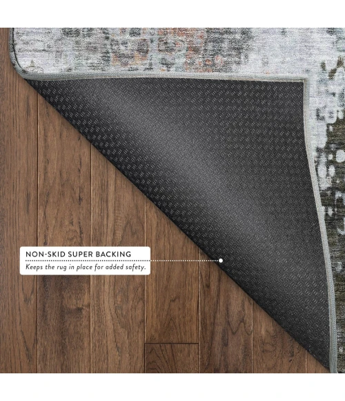 Addison Mayfield Gray AMF2242 - 8ft. Round Rug