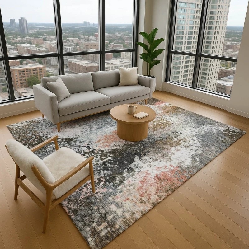 Addison Mayfield Gray AMF2242 2ft. 3in. x 7ft. 6in. Rect. Rug