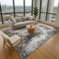 Addison Mayfield Gray AMF2242 - 8ft. Round Rug