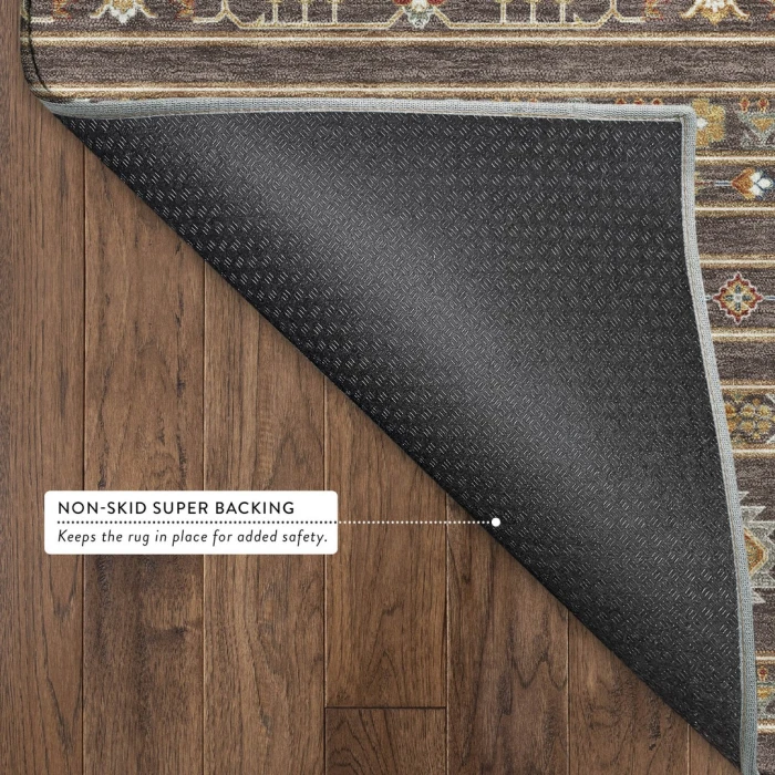 Addison Mayfield Brown AMF2244 - 8ft. Round Rug
