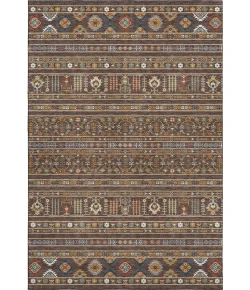 Addison Mayfield Brown AMF2244 - 8ft. Round Rug