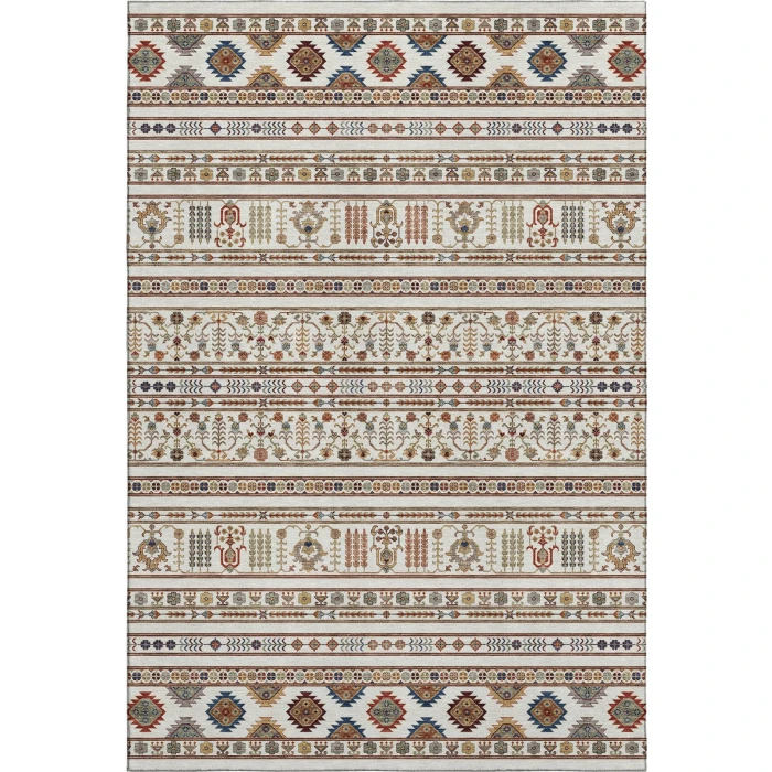 Addison Mayfield Ivory AMF2244 - 8ft. Round Rug