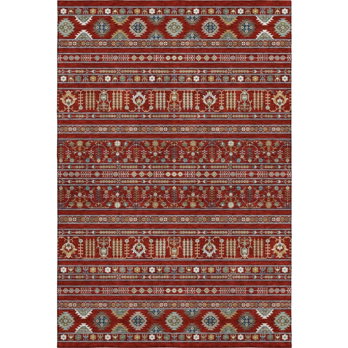 Addison Mayfield Red AMF2244 5ft. x 7ft. 6in. Rect. Rug