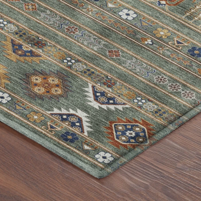 Addison Mayfield Green AMF2244 - 8ft. Round Rug
